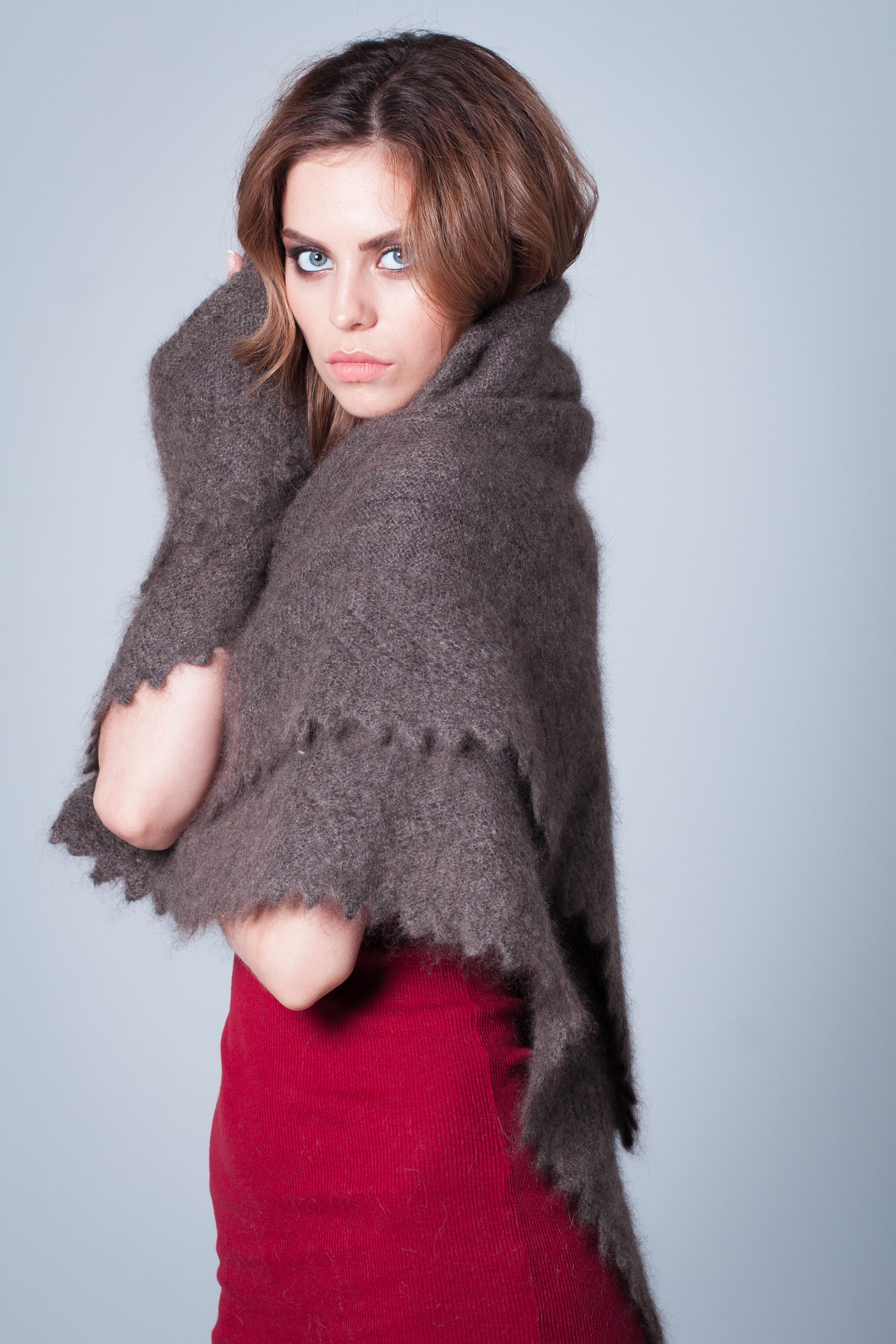 “温暖的琥珀”羊绒披肩 - 俄品通-俄罗斯商品专卖